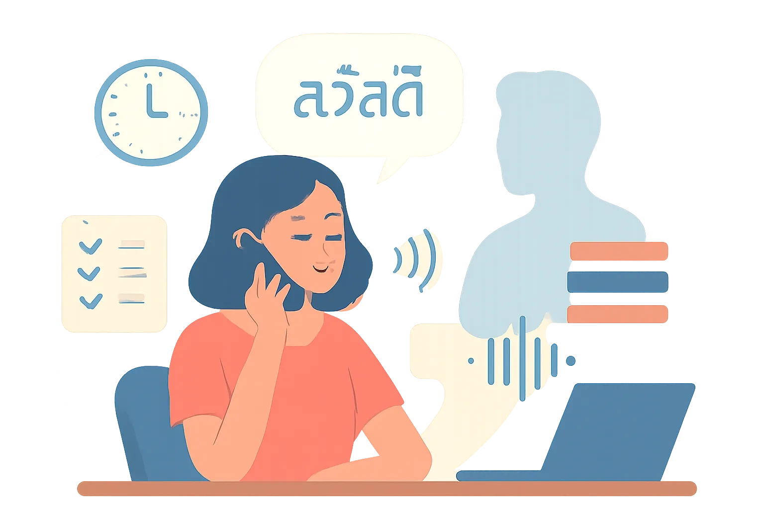 Giao tiếp tiếng Thái qua điện thoại: từ cuộc gọi đơn giản đến thương lượng tự tin