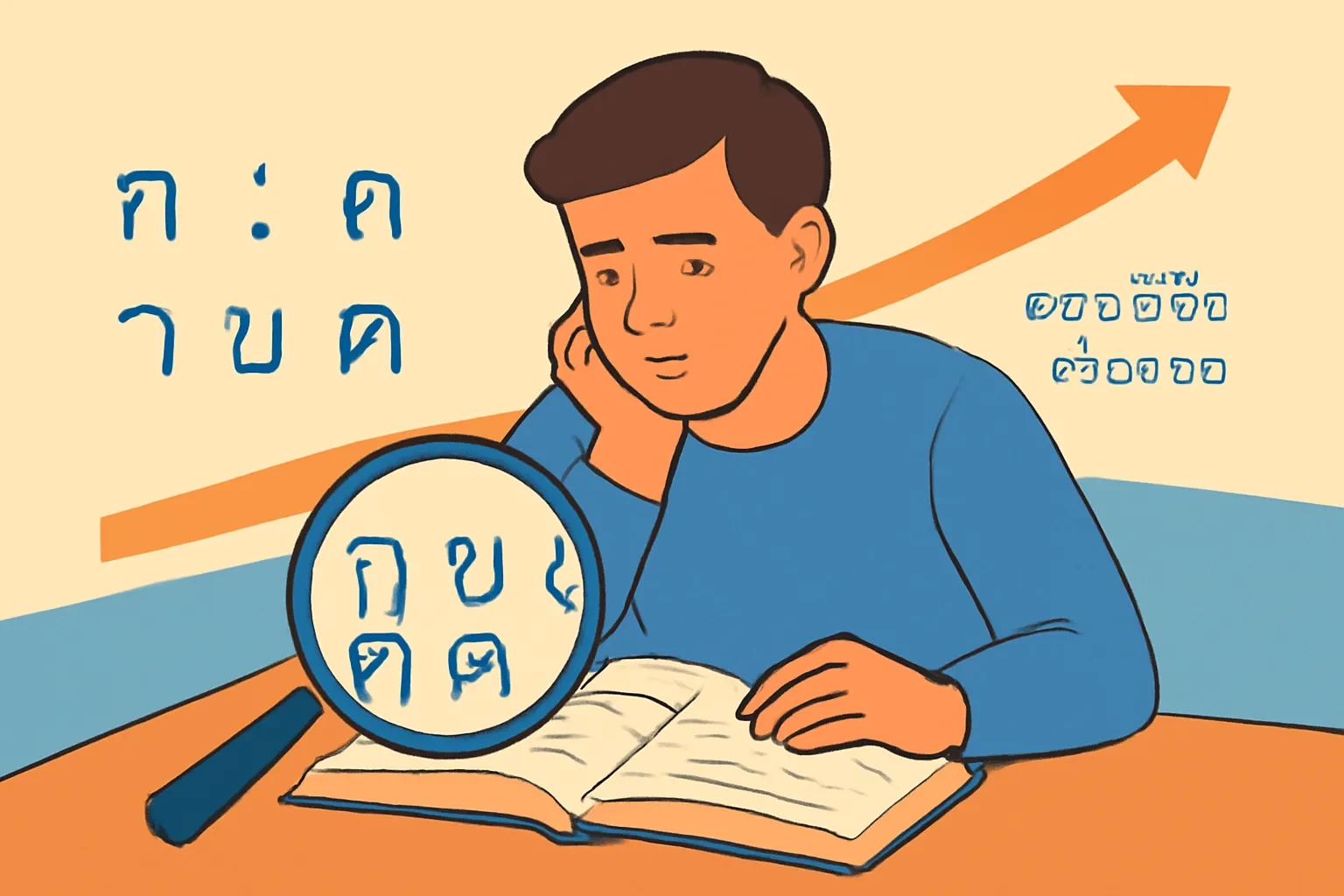Luyện đọc tiếng Thái: từ ký tự đến bài báo thực tế